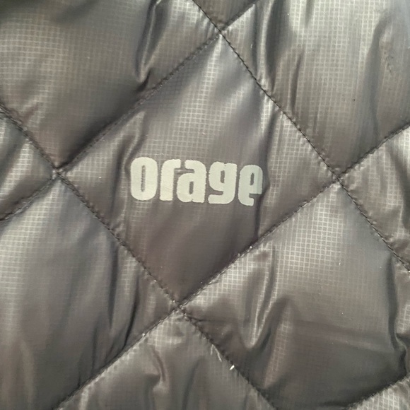 Orage -like new -Mens quilted jacket. Black. Streamlined. Not puffy. Size M - Picture 3 of 4